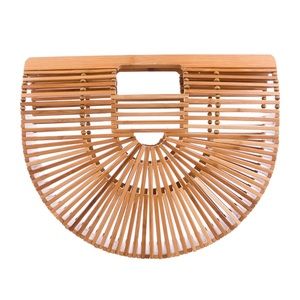 Cult Gaia Bamboo ark clutch